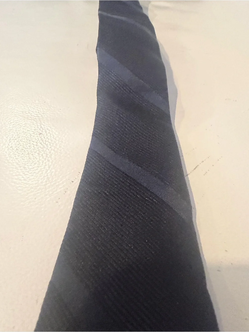 Express Black Slim Striped Tie